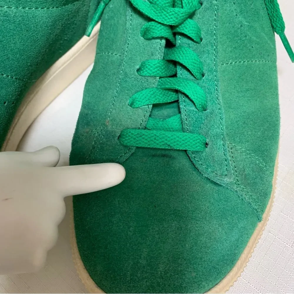 NIKE Men's Tennis Classic CS Premium Suede Sneakers Size 12 Pine Green Lace Up